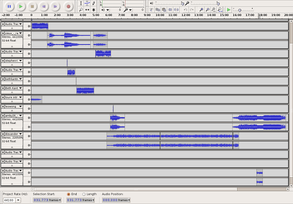 برنامج audacity هو أفضل برنامج صوتيات